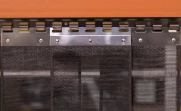 Heavy duty strip mesh fly screen Heavy duty strip mesh fly screen