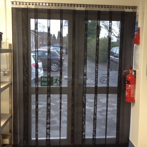 heavy duty strip mesh fly door