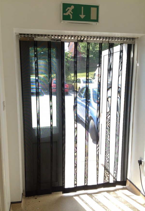 commercial fly screen door