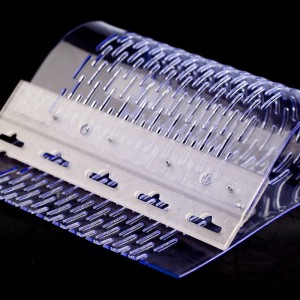 Perforated PVC strip curtains