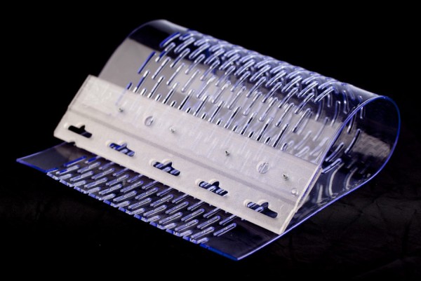 Perforated PVC strip fly door Perforated PVC strip fly door