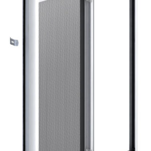 Single roller fly screen door