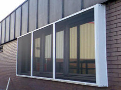 UPVC canopy fly screen