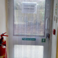 Perforated PVC Strip Door Perforated PVC Strip Door