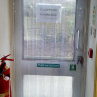 Perforated PVC Strip Door Perforated PVC Strip Door