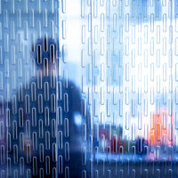 Perforated PVC strip door Perforated PVC strip door