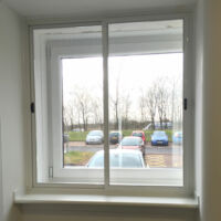 Double horizontal sliding fly screen Double horizontal sliding fly screen