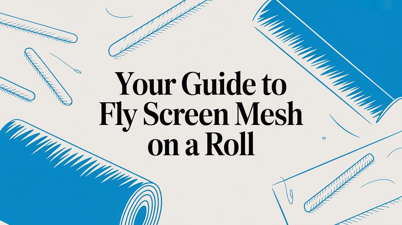 Your Guide to Fly Screen Mesh on a Roll
