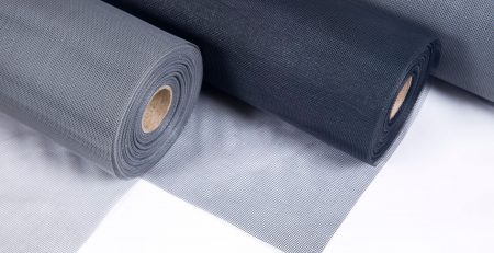 a roll of fly mesh fabric