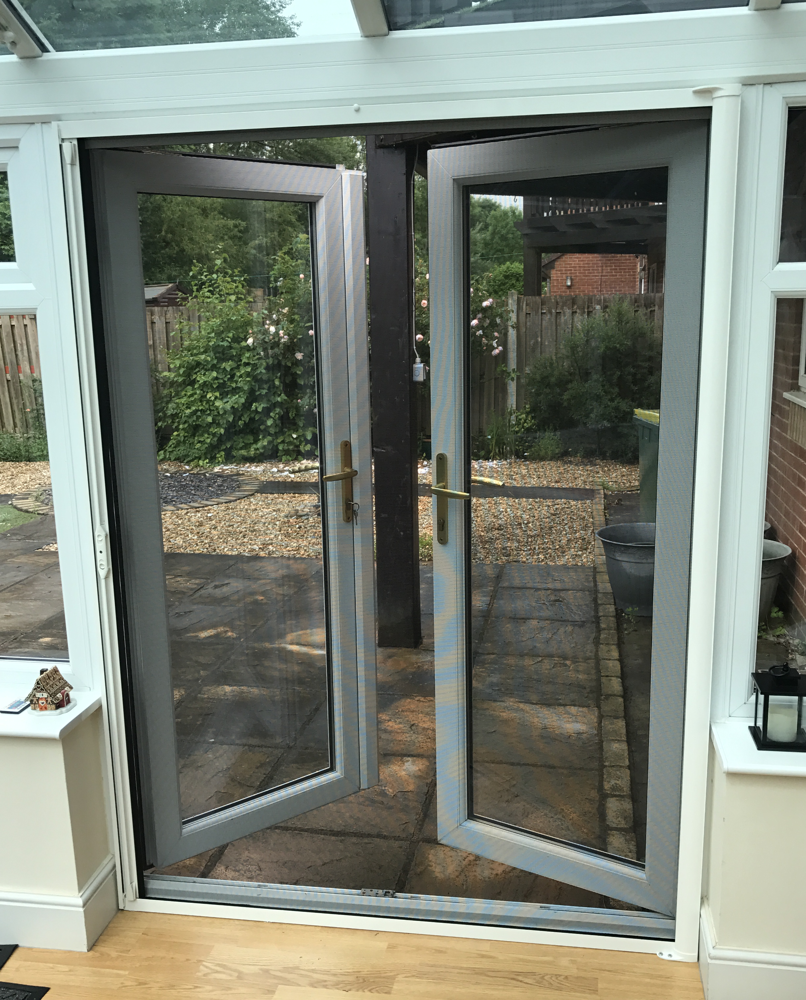 Single Roller Fly Screen Door