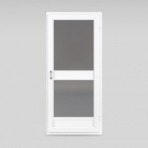 Commercial fly screen door